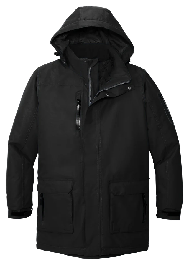 Parka, black.