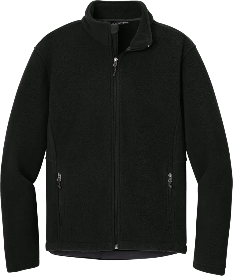 Fleece jacket, black.