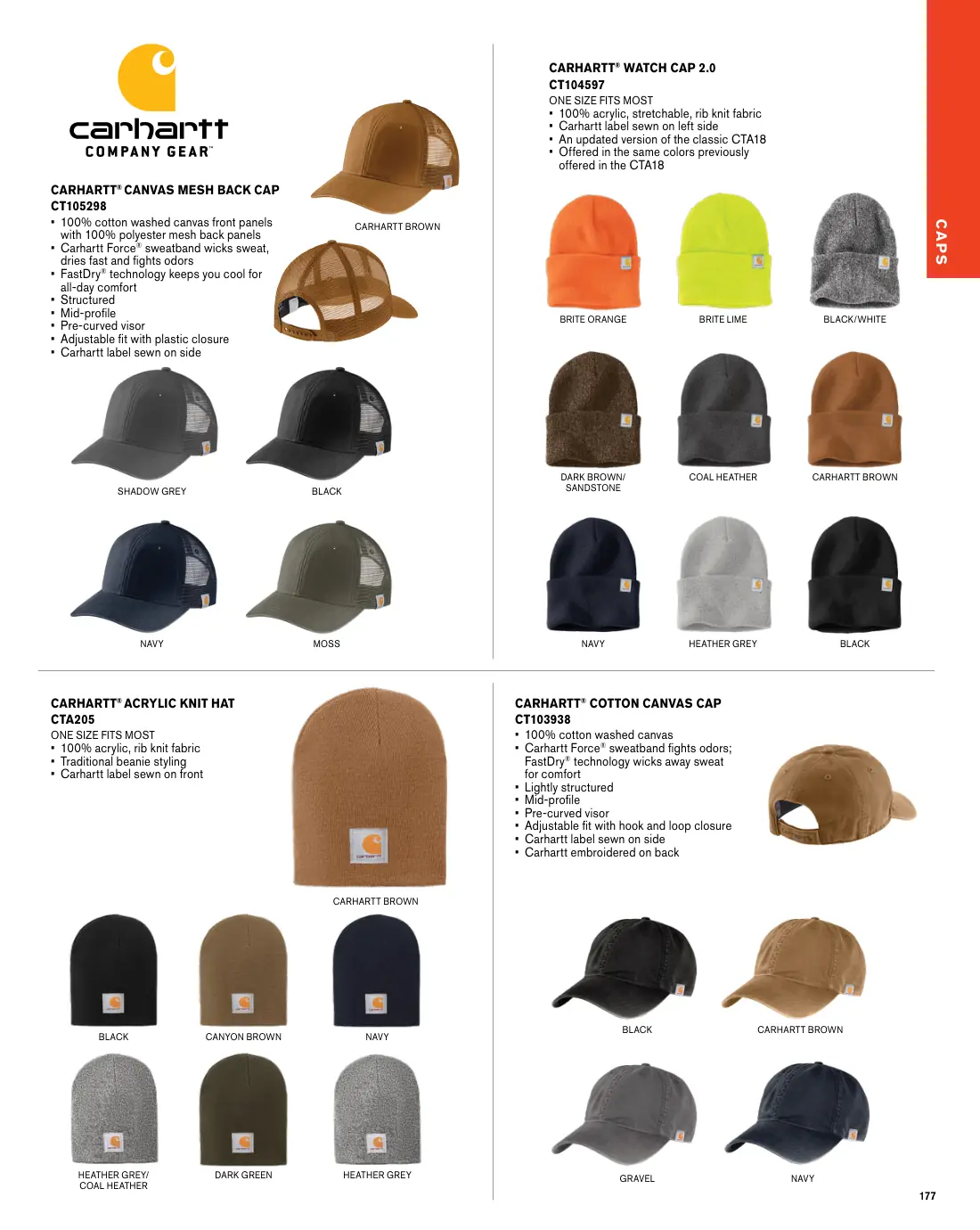 Essentials catalog, page 177 of 208.