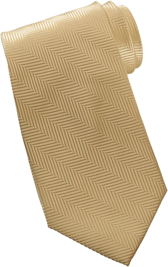 Herringbone tie, maize.