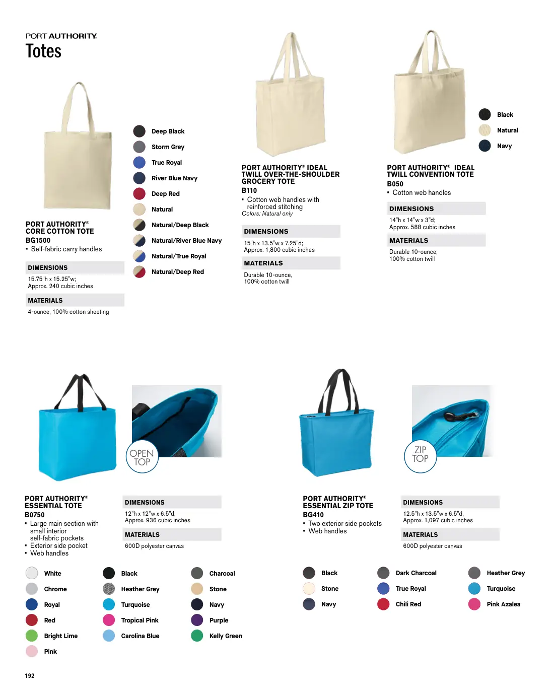 Essentials catalog, page 192 of 208.