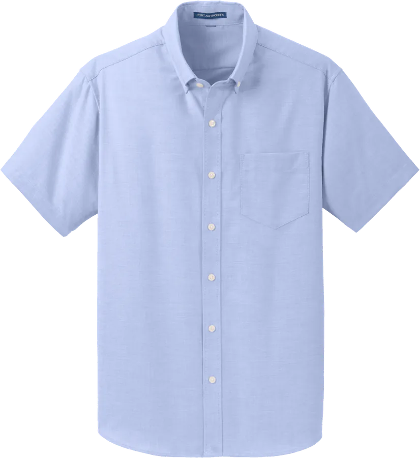 Short-sleeve Oxford, oxford blue.