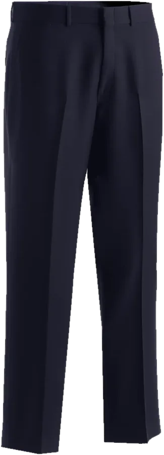 Dress pants, navy.