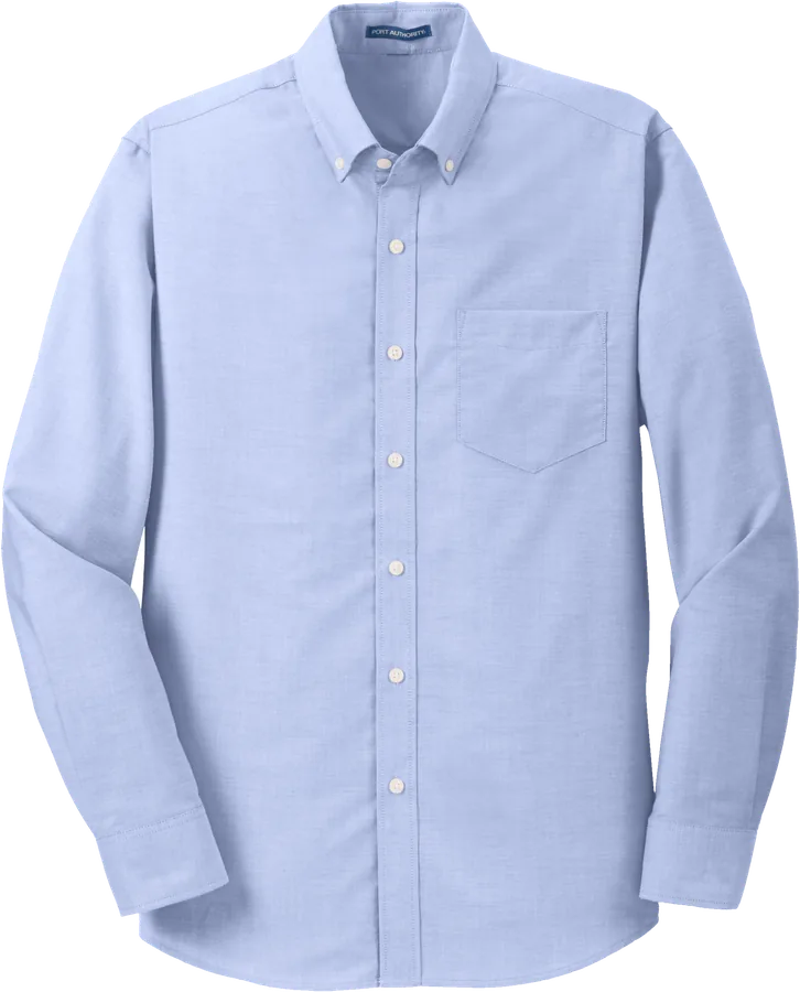 Long-sleeve Oxford, oxford blue.