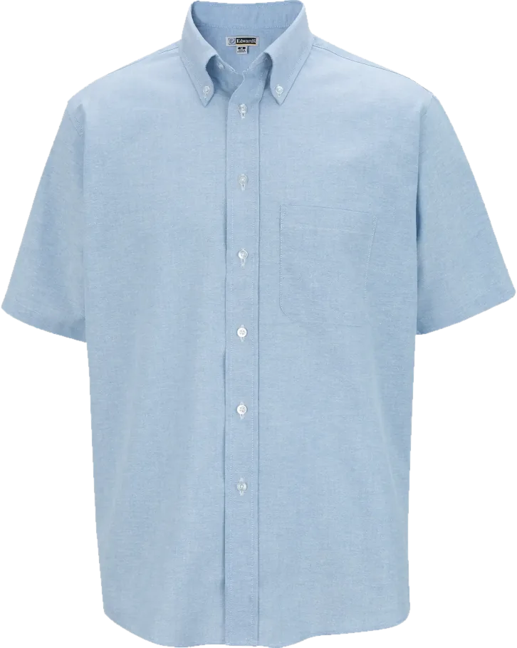 Short-sleeve Oxford, blue.
