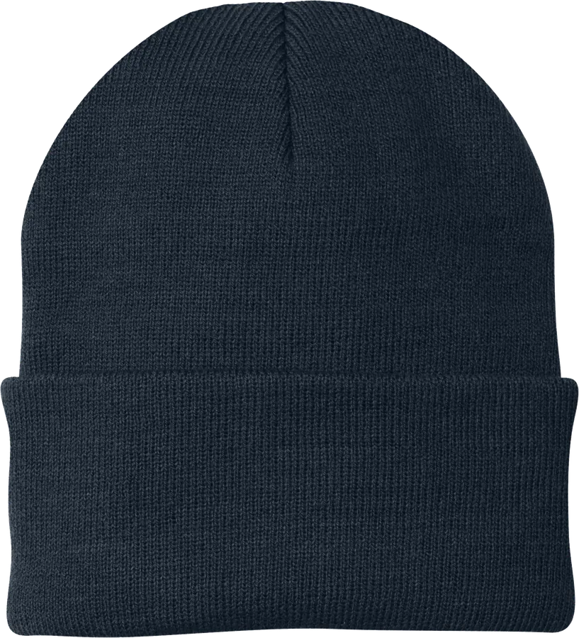 Knit beanie, navy.