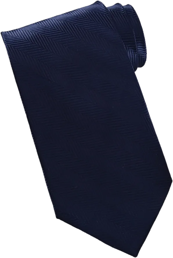 Herringbone tie, navy.