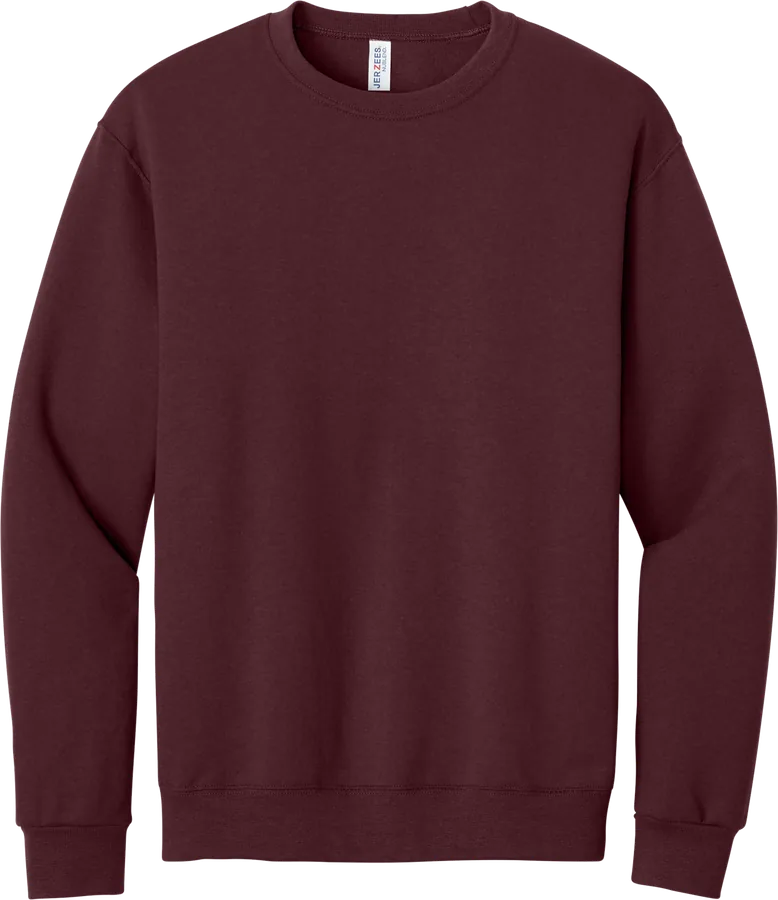 Crewneck sweatshirt, maroon.