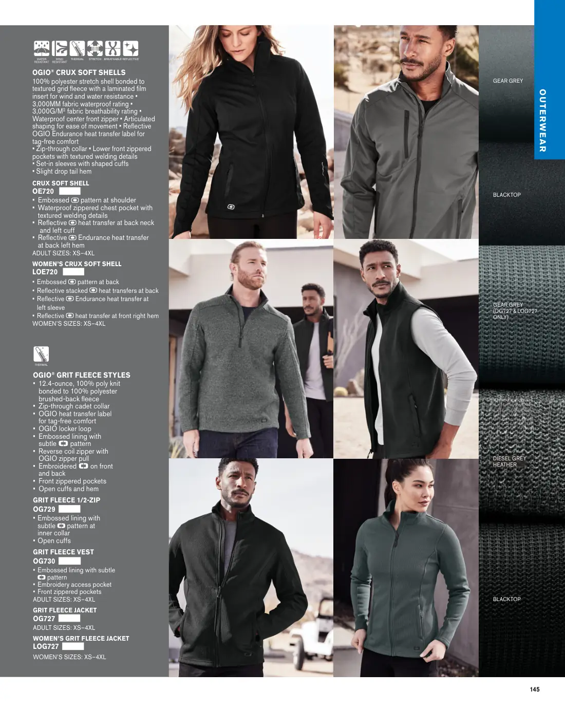 Essentials catalog, page 145 of 208.