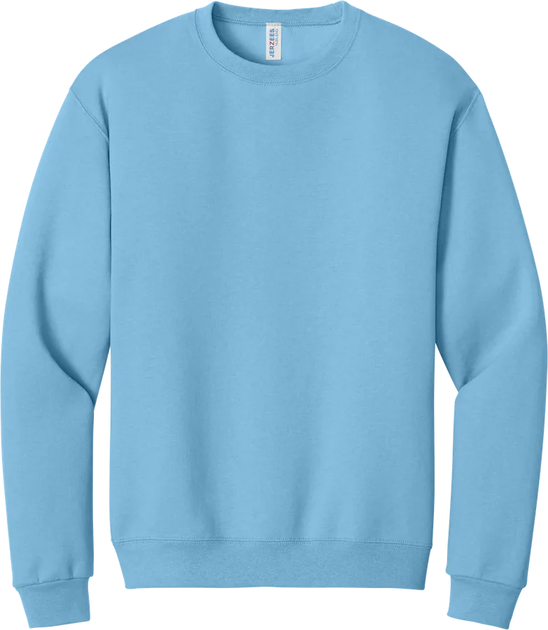 Crewneck sweatshirt, light blue.