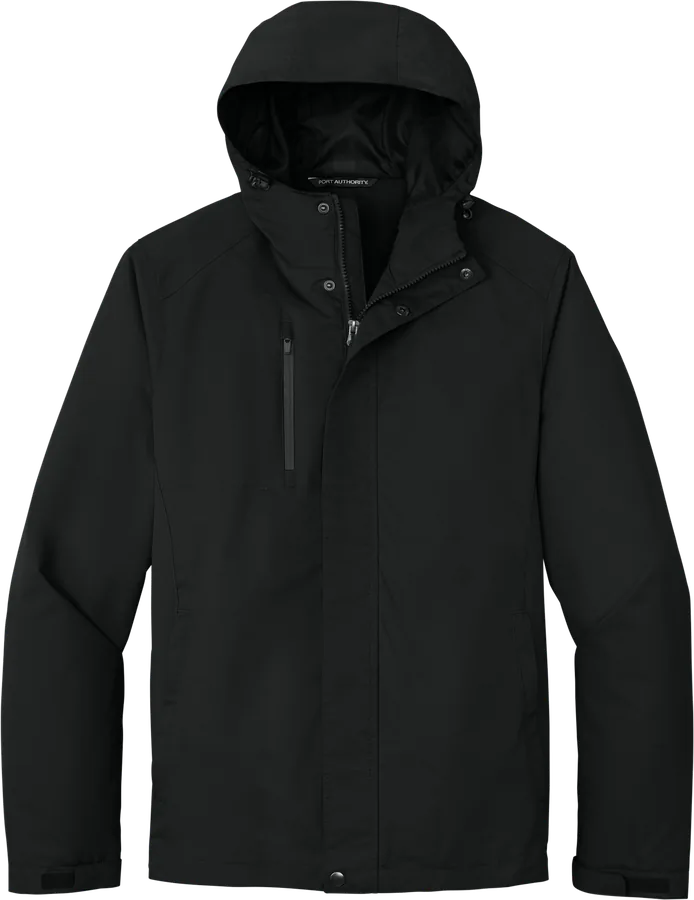 All-conditions jacket, black.