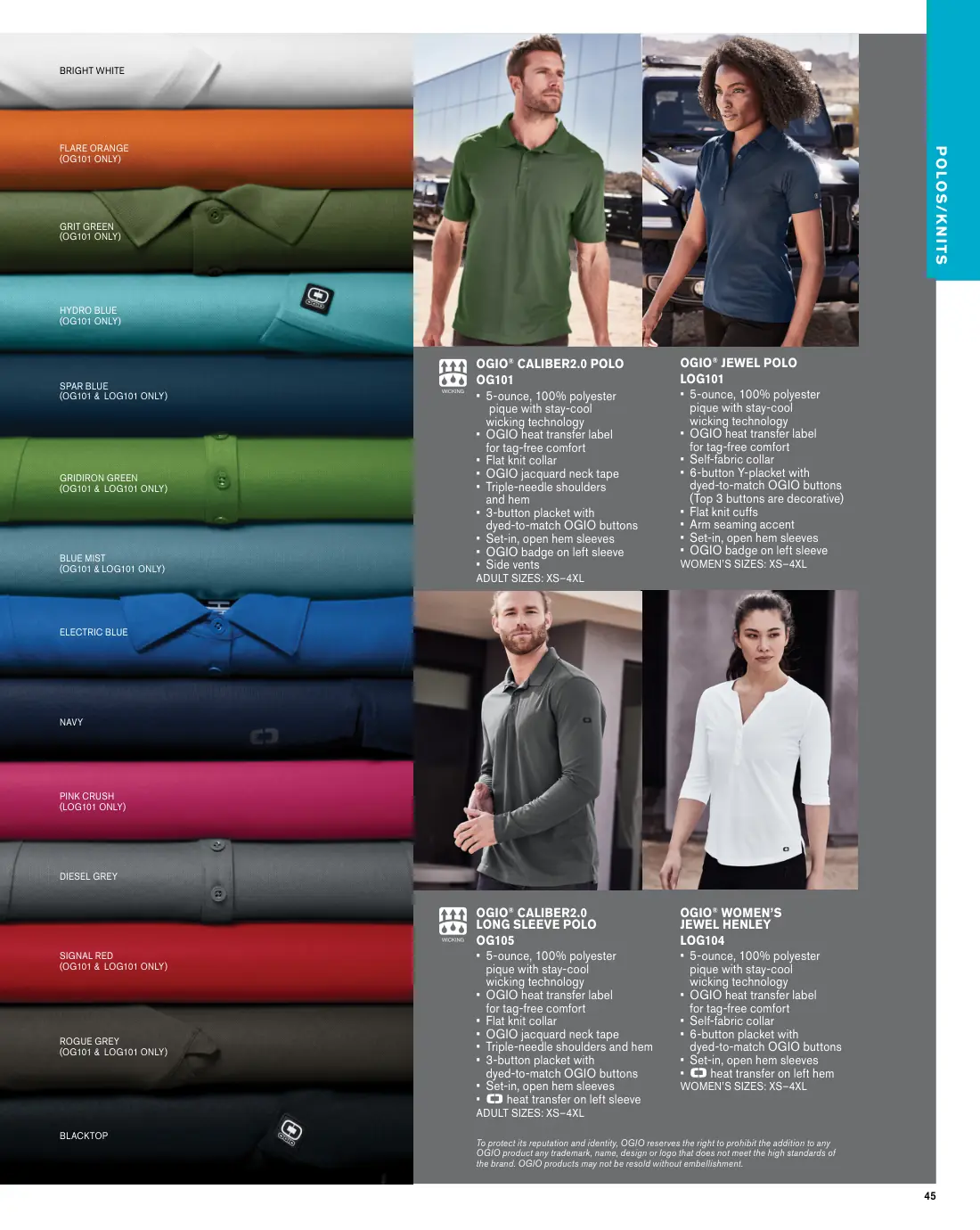 Essentials catalog, page 45 of 208.