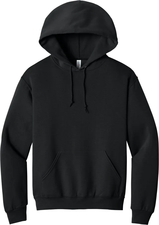 Pullover hoodie, black.