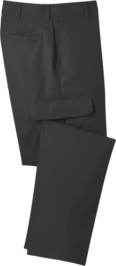 Cargo work pants, black.