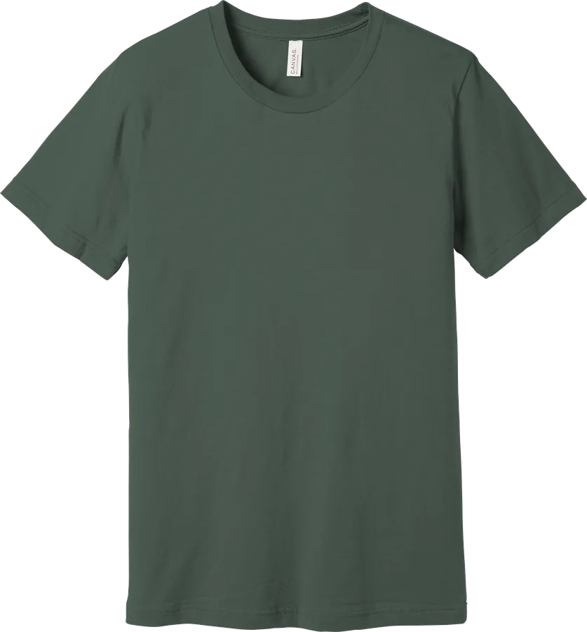 Tee, military green.