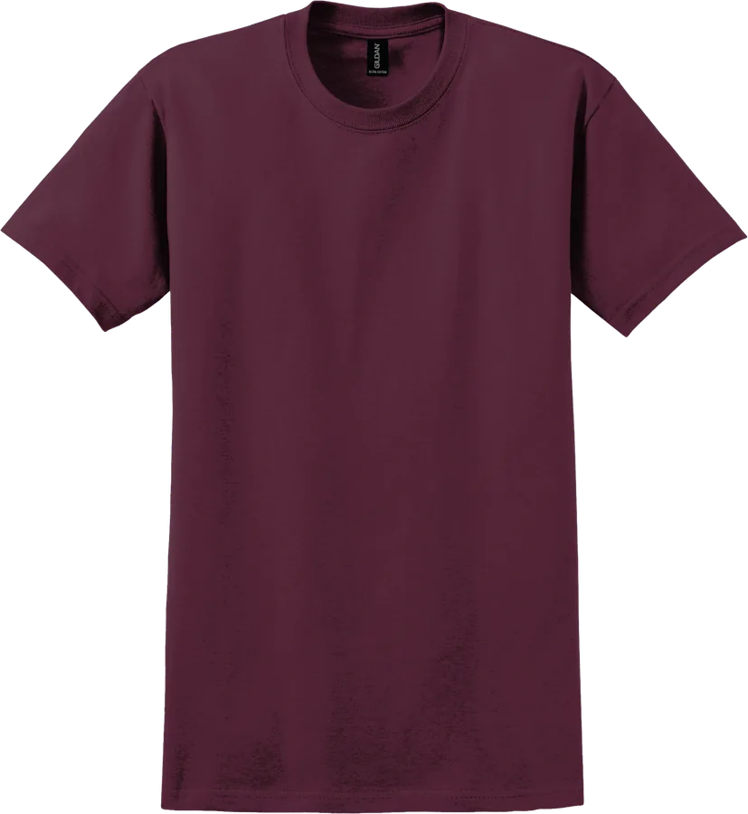 Tee, maroon.