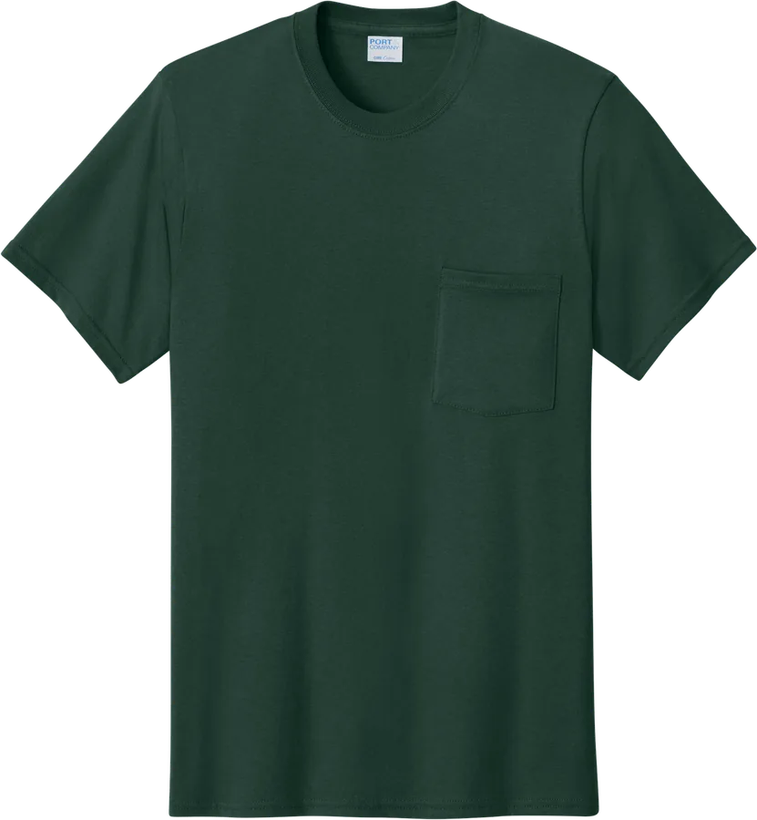 Pocket tee, green.