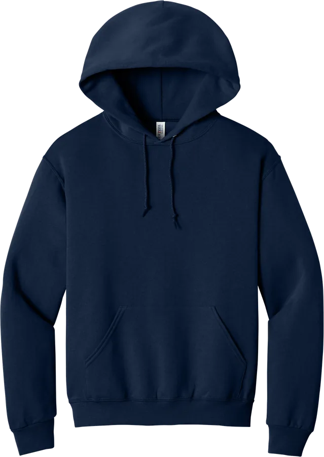 Pullover hoodie, navy.
