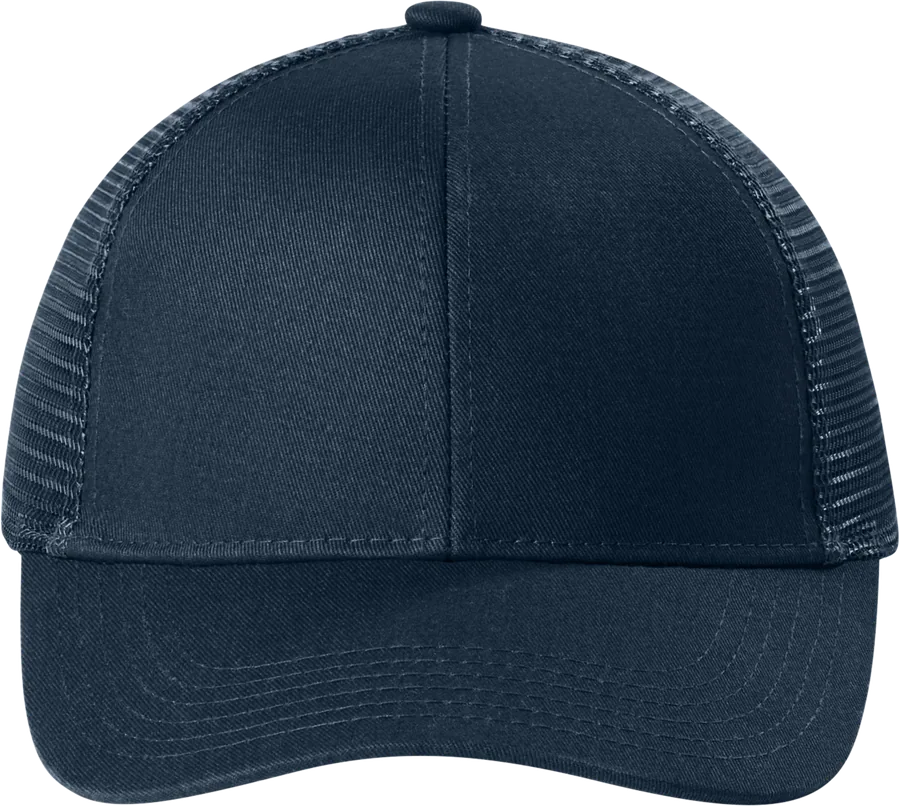 Mesh-back cap, navy.