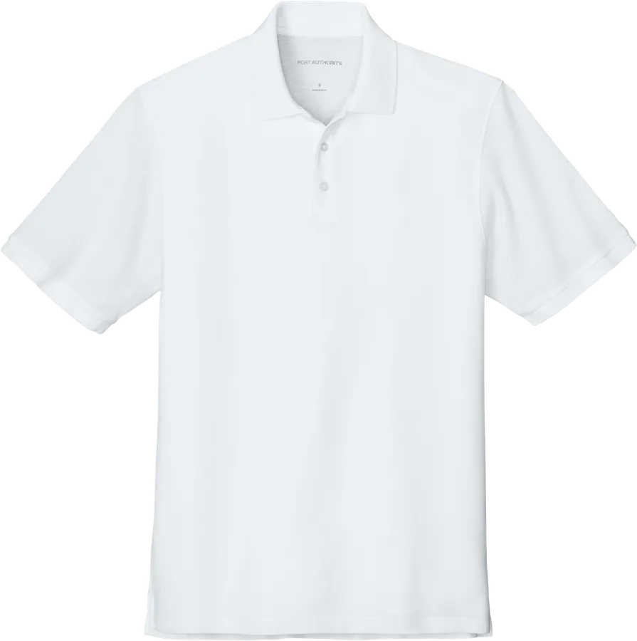 Polo, white.