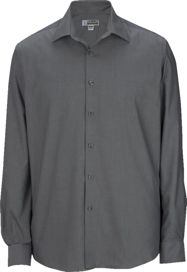 Dress shirt, charcoal.