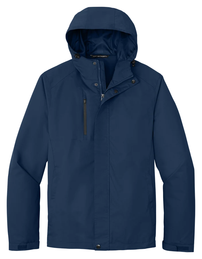 All-conditions jacket, navy.